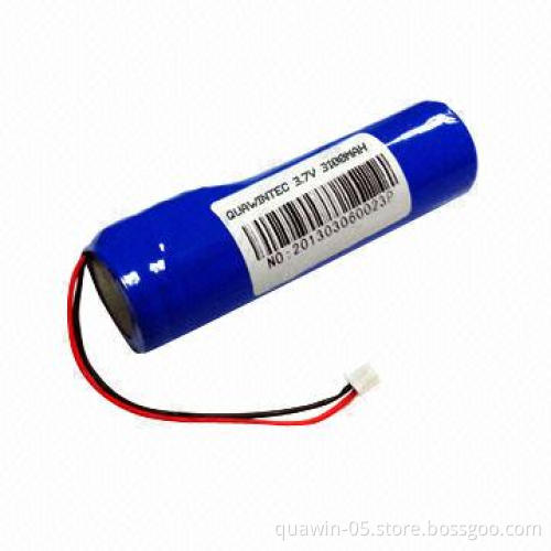 18650 3.7V 3.1Ah Li-ion Battery Pack, 2.5A